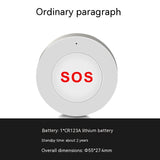 Remote Mobile Phone Alarm for Elderly, Household Emergency Button