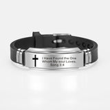 Classic Bible Verses Psalms Bracelet Bangle, Christian Jewelry