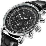 Sports Fashion Six-pin Multi-function Belt, Men's Quartz Watch