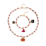 Halloveen Ghost Pumpkin, Horror Bracelet and Necklace, Women's Fashion Jewelry
