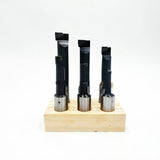 R8 Fine Boring Head Set – Precision Adjustable Boring Tool Kit with Carbide Bars & Case
