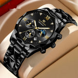 Men's Business Style Tungsten Steel, Waterproof Quartz Watch