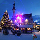 Outdoor Waterproof Inserted Christmas Atmosphere Garden Laser Light