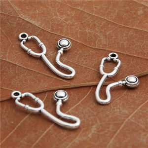 Alloy Medical Stethoscope, Handmade Bracelet Necklace Jewelry Accessories