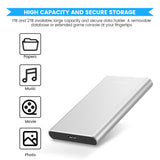 USB 3.0 Aluminum 2.5-Inch SATA External Hard Drive Enclosure Case, No Storage