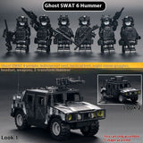 Military Building Blocks Doll, Assembled Desert Army