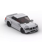 MOC Building Blocks Assembled Creative Speed Series 8 Grid Car Model