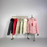 Fur Collar Fashionable Warm Jacket for Women