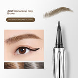 Water and Sweat-proof, No Fading and Smudging, Natural Long Lasting Eyebrow Pencil