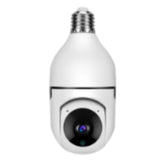 1080P WiFi Bulb Camera with 4× Zoom – E27 Home 5G WiFi Security & Alarm Monitor