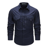 Versatile Casual, Men's Long-sleeved Shirt