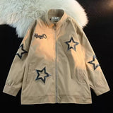 High Street Loose Couple Baseball Uniform Jacket
