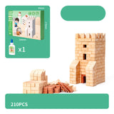 Mini Brick House Building DIY Toy