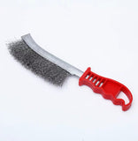 Stainless Steel Knife Brush with Plastic Handle