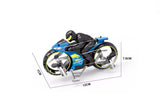 Remote Control Four Axis Motorcycle Aircraft Land and Air Amphibious Mini RC Toy