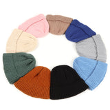 Autumn and Winter Fried Dough, Twist Knitting Warm Wool Hat (Pack of 2)