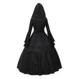 Halloveen Medieval Retro Gothic Plus Size Trumpet Sleeve Stage Party Dress