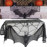 Halloween Lace Spider Web Decoration