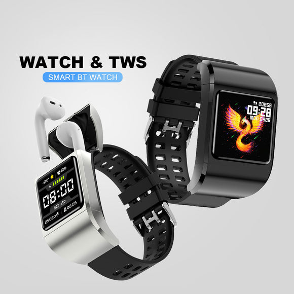 Bluetooth Headset, 2-in-1 Color Screen, Smart Watch