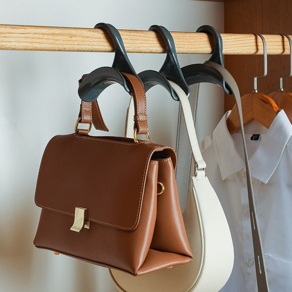 Simple Non-invasive Handbag Hanger for Home and Office Use