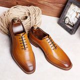 Sponge Leather Gentleman Men's Shoes