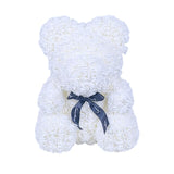Valentine's Day Gift Rose Bear, Eternal Flower Rose Teddy Bear, PE Foam Toy for New Year's Eve