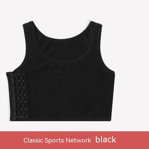 Chest Reduction Underwear, Corset to Make Look Big Chest Small, Super Flat Tomboy Students' Sports Vest