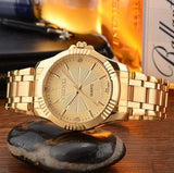 Luxury Brand Men and Women's Gold Dress Stainless Steel Watches