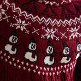 Christmas Retro Round-neck Tibet-style Knit Sweater