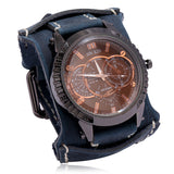 Personality European and American Punk Leather Watch