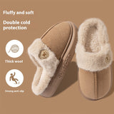 New Plush Slippers for Women/Men, Winter Warm Home Slippers, Indoor Thick-soled Fleece Slip-ons
