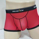 Transparent Mesh, Sexy Boxers for Men (Pack of 2)