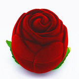 Romantic Red Rose, Flower Ring Gift Box for Anniversaries, Weddings, Proposal & Gifts