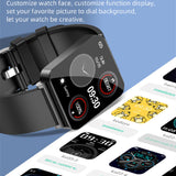 KS03 Heart Rate, Blood Glucose, Blood Oxygen, ECG Monitoring, lP67 Smartwatch