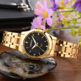 Luxury Brand Men and Women's Gold Dress Stainless Steel Watches