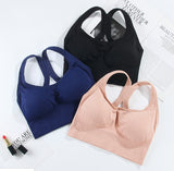 Accent Sports Bra with Fixed Shoulder Strap