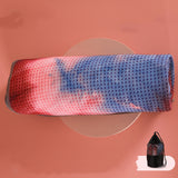 Sweat-absorbent Silicone Point, Non-slip Magic Color Yoga Blanket and Towel