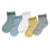 Cotton Breathable Unisex Kids' Socks (Pack of 2)