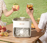 Portable Ice Cube Tray with Lid – Easy Release Freezer Mold