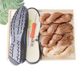 DIY Material Bag to Carve-out Handwoven Breathable Shoes