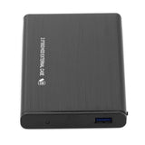 2.5-Inch USB 3.0 External HDD SSD Enclosure Aluminum Hard Drive Case SATA, No Storage Included