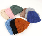 Autumn and Winter Fried Dough, Twist Knitting Warm Wool Hat (Pack of 2)