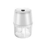 USB Rechargeable Electric Garlic Press, Portable Wireless Food Chopper Mini Complementary Food Mixer
