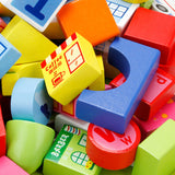 Traffic Wooden Building Blocks, Educational Toy