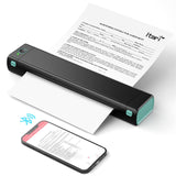 A4 Portable Wireless Printers for Travel, Bluetooth Thermal Printer, Best Suited for Mobile Office, Support Tattoo Paper Phomemo M08F