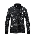 Men’s Plaid Baseball Jacket – Autumn Windbreaker