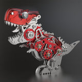 3D Metal Dinosaur Assembly Model Puzzle Toy – Mechanical DIY Educational Collectible