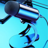 Karaoke Live Desktop Computer USB Wired Microphone