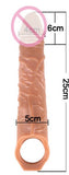 Extended Cover, Barbed Thick Penis Ring