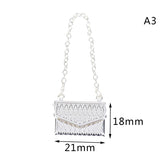 Metal Bag, Decorative Miniature Model, Dollhouse Accessories (Pack of 4)